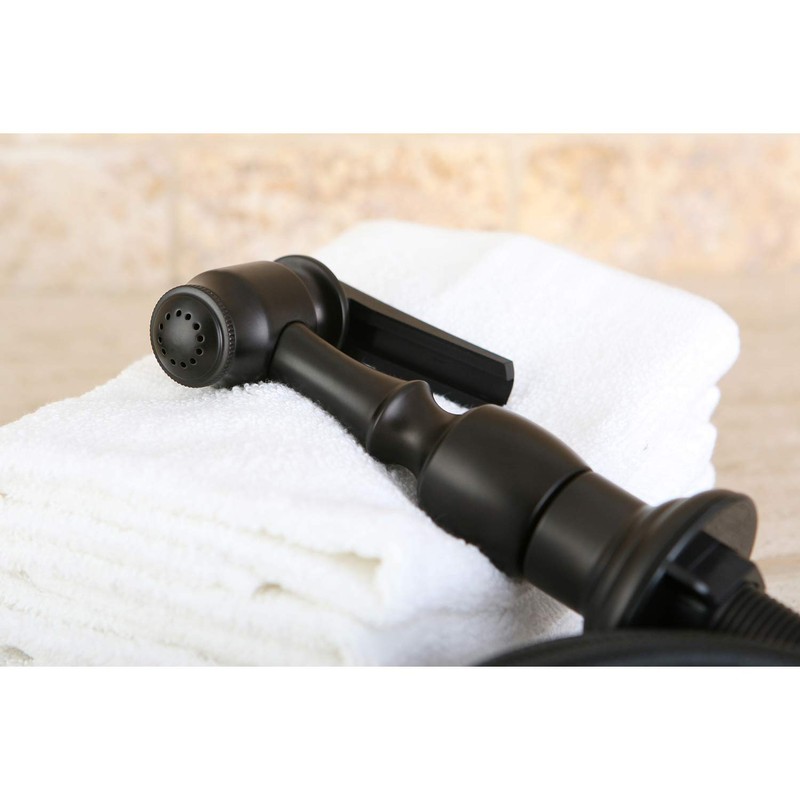 Kingston Brass Gourmetier KBSPR5 Kitchen Faucet Sprayer with Hose, Oil