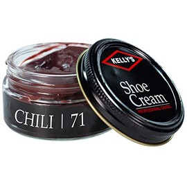 Kelly's Chili Shoe Polish 1.5 oz - Professional Leather Shoe Cream