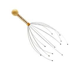 Metal Head Massager Scalp Massager, Head Scratcher Massager Whisk, Wire Head Massager Scalp Stress Relax Hair Scrubber for Scalp, Manual Scalp Massager for Hair Growth, Handheld Head Massage Tingler