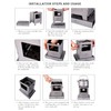 Boundless Voyage Camping Stove Portable Folding Titanium Stove Wood Stove