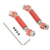2PCS Front Rear Center Drive Shaft Aluminum Alloy Wear Resistant