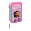 Safta GABBY'S DOLLHOUSE PARTY School Pencil Case for Kids, Colourful