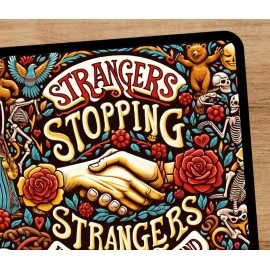 Art Grateful Dead Scarlet Begonias Strangers Premium Sticker 3in Decal Jerry Garcia