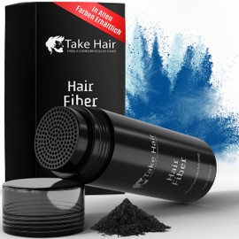 Take Hair Scattered Hair for Men I Holds in Rain and Wind I 25 g Pouring Hair for Hair Thickening I Hair Fibres I Hair Powder I Scattered Hair Men for Hair Loss I Hair Powder (Scattered Hair Black)