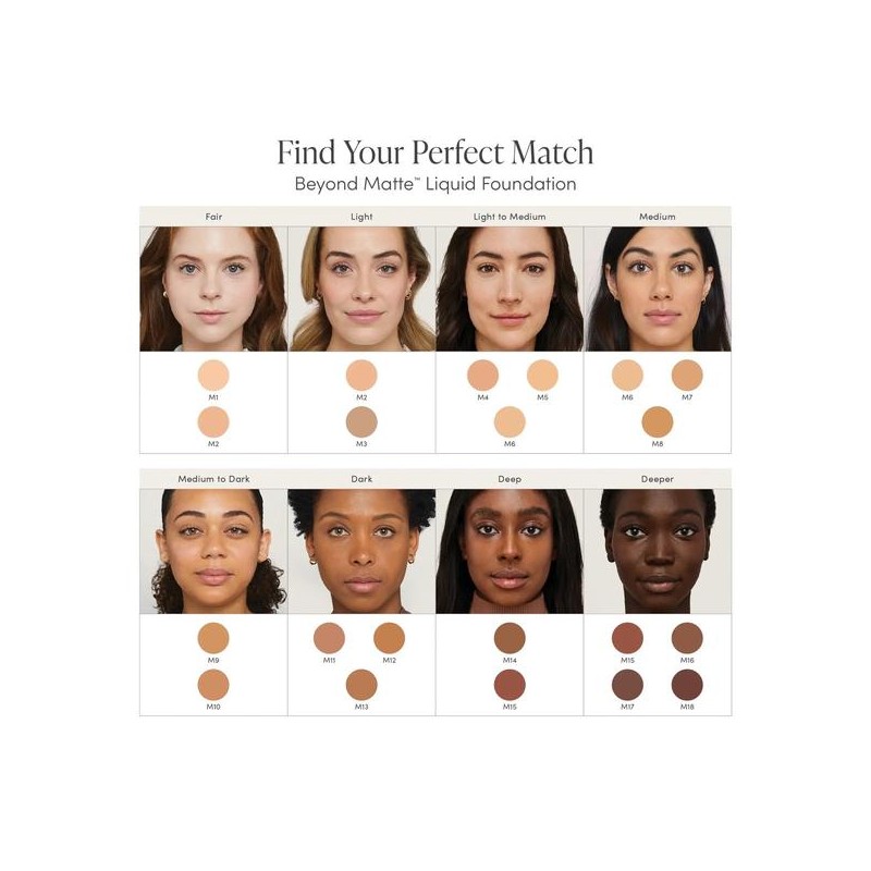 Jane Iredale Beyond Matte Liquid Foundation 27ml, M17