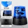 GAGIRA 2Pcs Blue Rotating Strobe Light, Battery Operated 360 Degree