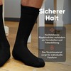 FM London Men's Smart Classic Socks, Black (Black), 39-45 (10
