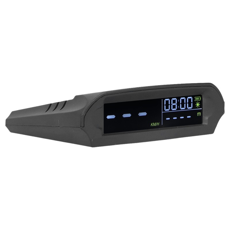Smart HUD Display Digital Solar Charged Displays Time Temp Over