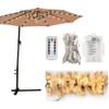 Outdoor Patio Umbrella Light Strings LED Umbrella Lamp with Remote