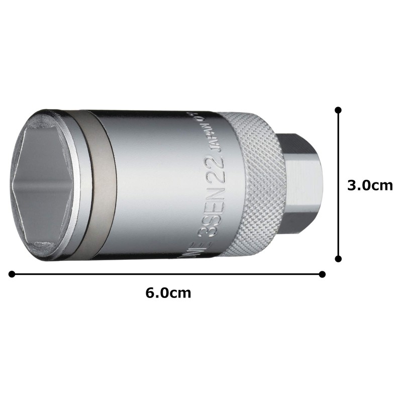 Tone 3SEN-22 Sensor Socket (6 Angle) 0.4 inch (9.5 mm)