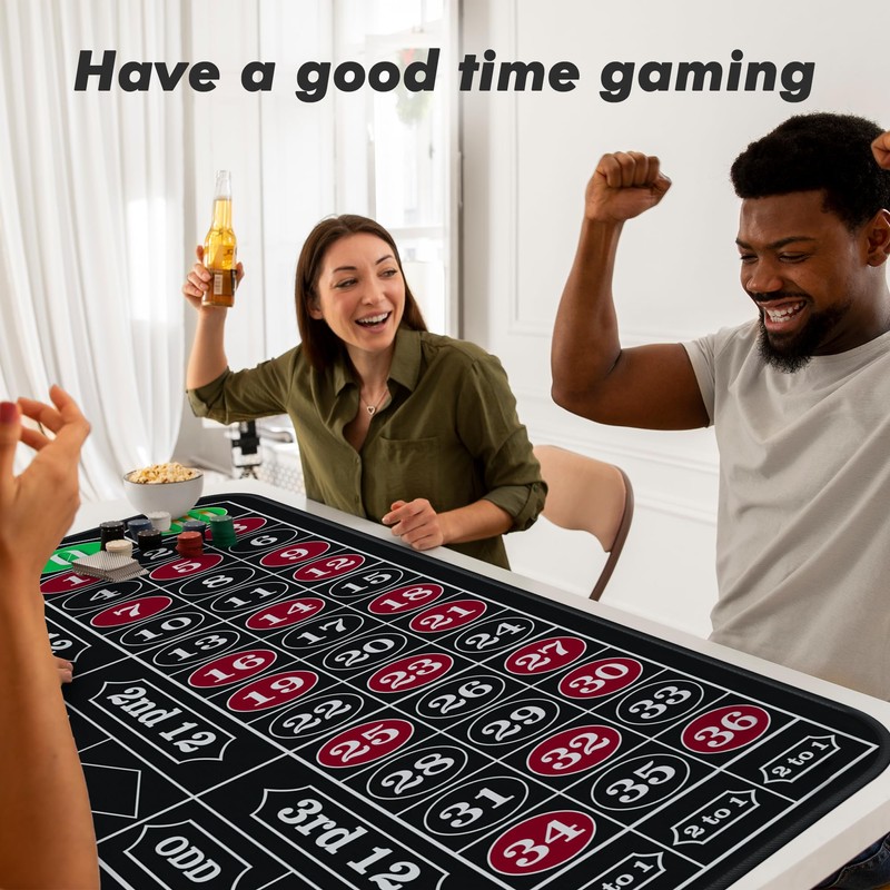 iEsstros 11 Inch Roulette Wheel Set for Adults with Rubber