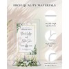 RARTOP Elegant White Wedding Easel Stand, Adjustable 30x20x68 in Welcome