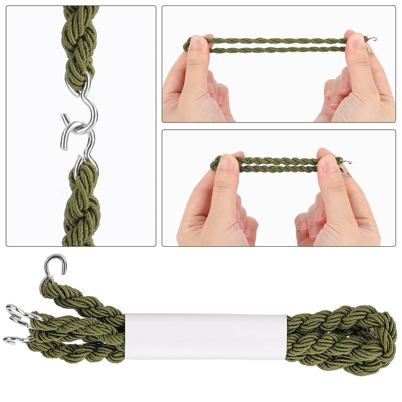 Molain 12 Pcs Boot Blousers Straps Elastic Boot Bands Shoelace