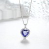 Collar De Plata 925 Titanic El Corazón Del Mar Azul