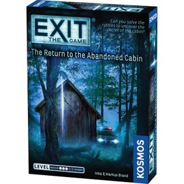 Thames & Kosmos Exit: El Regreso a la Cabina abandonada, Juego de Cartas de Sala de Escape, Juegos Familiares para la Noche de Juego, Juegos de Mesa para Adultos y niños, para 1 a 4 Jugadores, a
