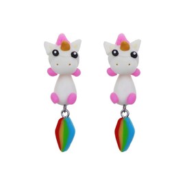 Animal Earrings for Women 3D Animal Bite Earrings Pig Cat Shark Earrings Animal Cartoon Stud Earrings Biting Ear Studs Fun Animal Earrings Gifts for Girls