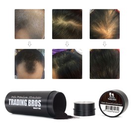 Immediately Thick Hair XXL Premium Hair Thickening Scattered Hair Trading Bros Dark Brown 28 g