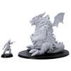 Forged Terrain Fat Sitting Dragon Miniature | 28mm-32mm Scale |