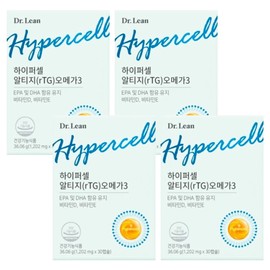 Dr.Lin Hypercell RTG (rTG) Omega 3 4 boxes / 닥터린 하이퍼셀 알티지(rTG) 오메가3 4박스