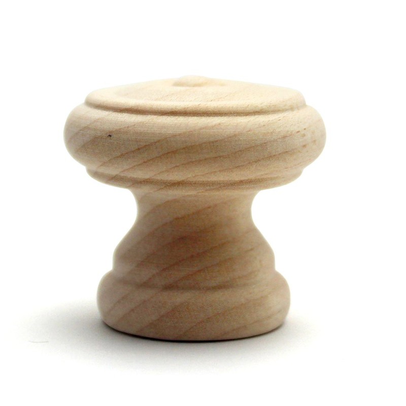 Wake Sangyo TW-316 Wooden Knobs 1.4 inches (35 mm) Interior