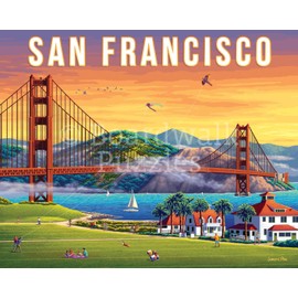 San Francisco by Boardwalk - 500 Piece Jigsaw Puzzle
