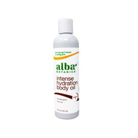 Alba Botanica Hawaiian Body Oil Kukui Nut 8.5 Ounces 2 Pack