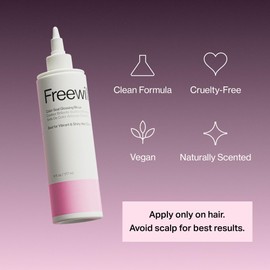 Freewill Color Seal Glossing Rinse, Gloss Treatment for Preserving Hair Color and Restoring Shine to Color-Treated Hair, Helps with Frizz Control, 8.5 oz