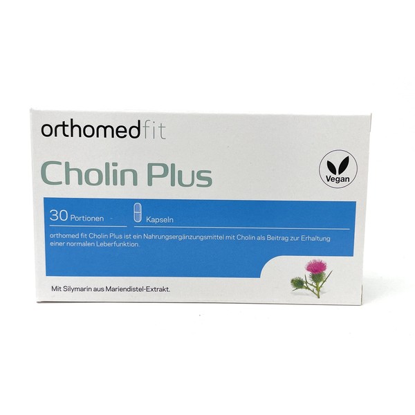 orthomed fit Cholin Plus 60 veg. Kapseln (24g) (vegan)