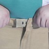 5-Pack Pant Waistband Extender - Sturdy Cotton Hook (Black, Brown,