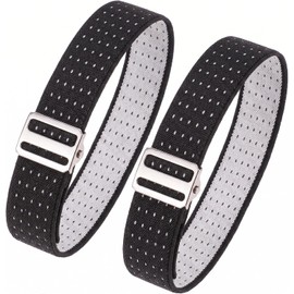 Beavorty Cinturón de Camisa Brazalete Ajustable Camisa Antideslizante Soportes de Manga de Liga Brazo Elástico Camisa Soporte de Manga Ligas Brazaletes Elásticos 2. 5Cm para Hombre Mujer