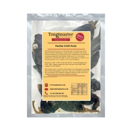 Dried Whole Pasilla Chilli pods - 200g (20 pods)