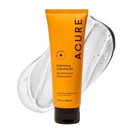 Acure | Limpiador facial iluminador con nutrientes y antioxidantes | Elimina suciedad, grasa y maquillaje, 118 ml