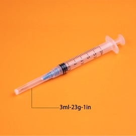 100 Pack 3ml/cc Plastic Tube Lab Dispensing Tools, Individually Packaged for Essential Oils, Lubricants, Sealants and More (3ML-23#, 100)