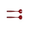 Guzzini - DOLCEVITA 29730165 Salad Servers, Bio-Based Material, Red, 28