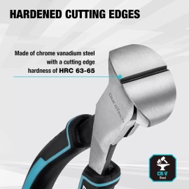 DURATECH 7" Nail Puller Nail Remover End Cutting Plier with Blackened End Nipper