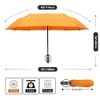 ZOMAKE Compact Umbrella, Auto Open & Close Travel Folding Umbrella,
