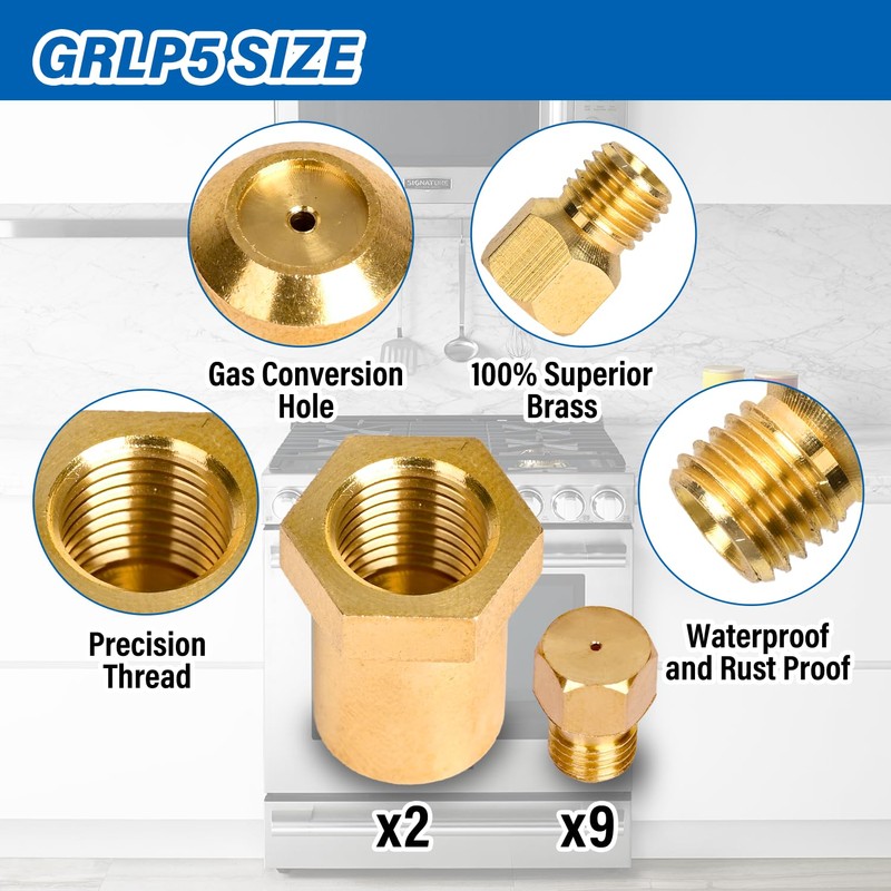 GRLP5 ™ Range Natural Gas to Propane LP Conversion Kit,