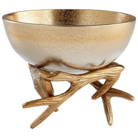 Cyan Design 08131 Antler Anchored Bowl, Small