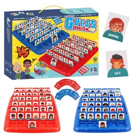 KBIBCK Who Is It Game, Who Is It Funny Guessing Game Board Game, Family Guess Game, Who Am I Game, Guess What Games for Adults, Children, Family Parents, Children's Party (Large)