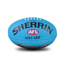 Blue AFL Sherrin Auskick Soft Grip Football, Size 2