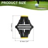 PATIKIL Golf Ball Marker Stencil 360 Degree Triple Track Golf