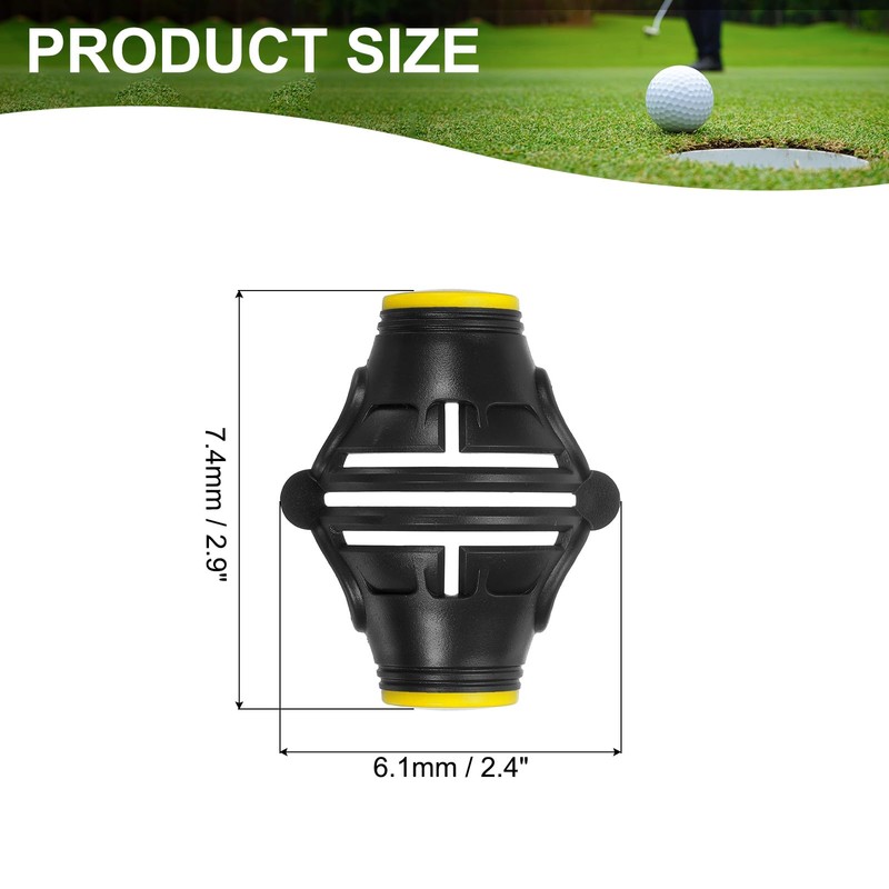 PATIKIL Golf Ball Marker Stencil 360 Degree Triple Track Golf