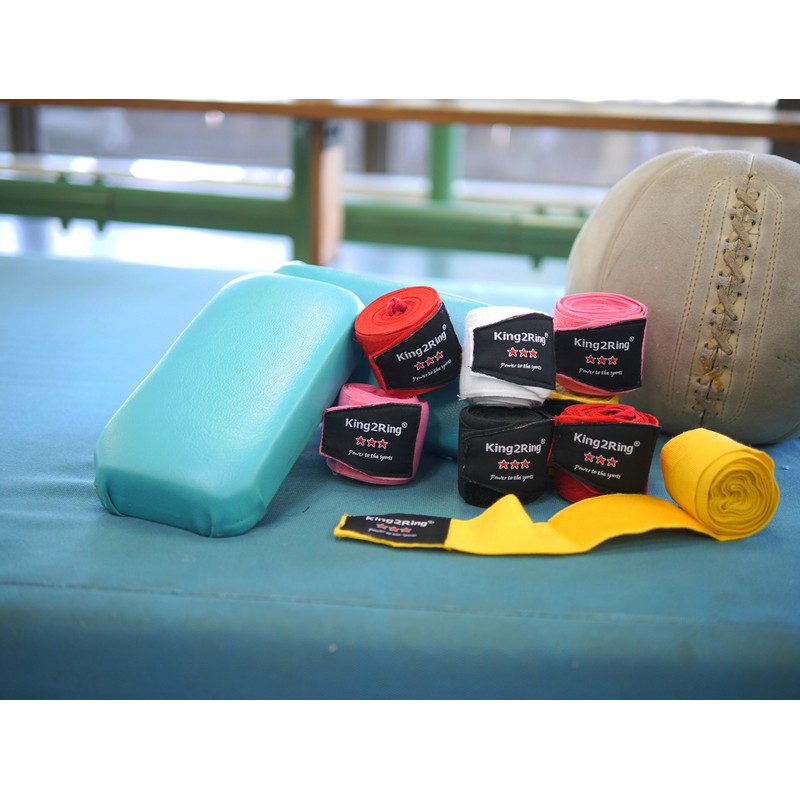 king2ring Boxing Bandage Gloves Kickboxing Shrink (Red)