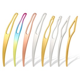 BOHUIZ 8Pcs Interlocking Tool for Locs, Sisterlock Retighten Tool Hair Repair and Tightening Loc Needle for Interlocking Maintaining Dreadlocks Hair Extension Accessories (4 Colors)