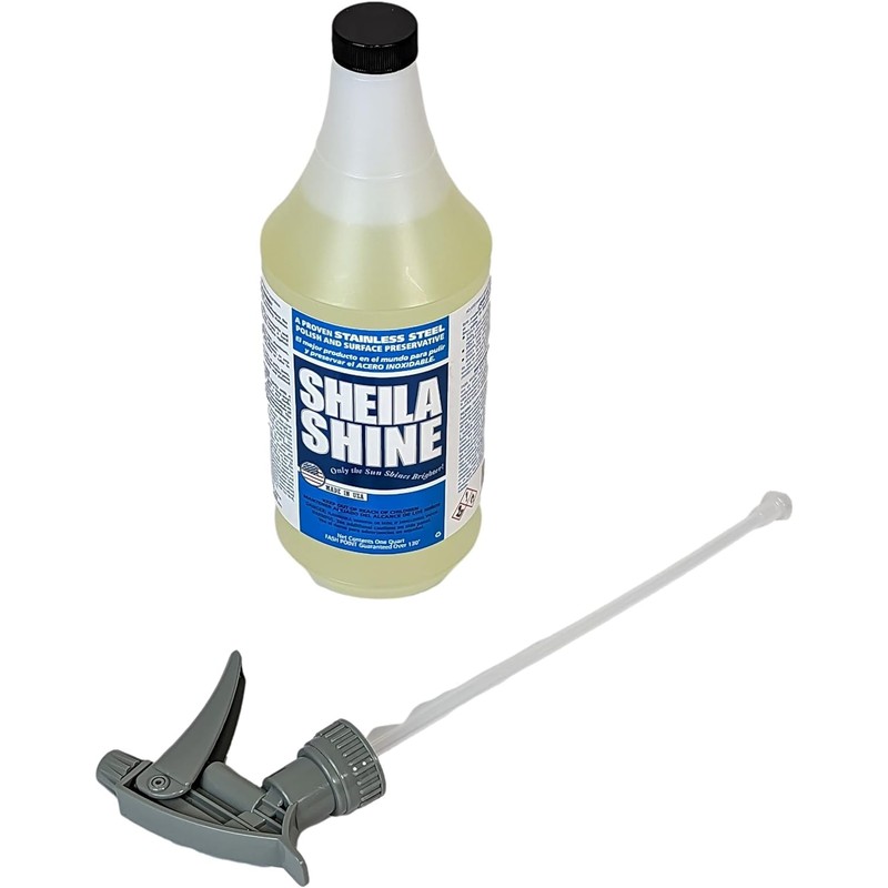 Sheila Shine 32oz Stainless Steel Cleaner and Polish - Cleans,