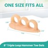 Welnove Hammer Toe Corrector and Straightener - 8 Pcs Toe