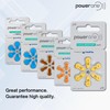 PowerOne Hearing Aid Batteries Size 10, PR70 60 Batteries