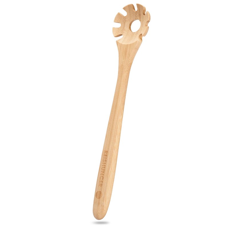 REISHUNGER Bamboo Spaghetti Spoons Set of 2 Kitchen Utensils 32