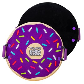 Flybar Snow Sled for Kids - Foam Saucer Disc Sled, Ages 6+, Easy Grip Handles, Durable with Slick Bottom & PE Core Build, Lightweight Sleds for Kids, Snow Toys for Kids Outdoor, Up to 110 lbs, 26"