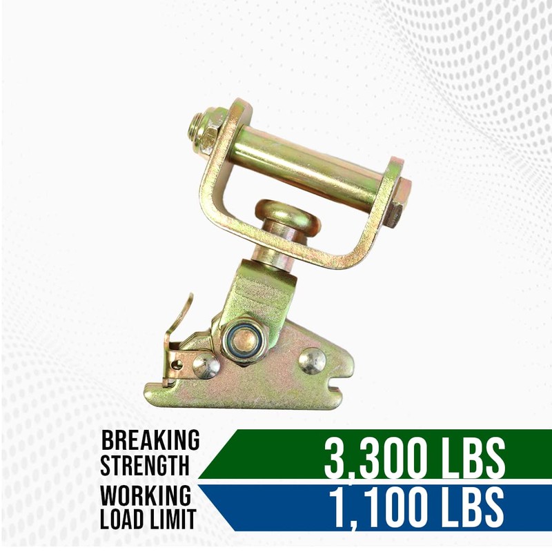 Boxer 4 Pack E-Track Idler Swivel Tie-Down Anchors for E